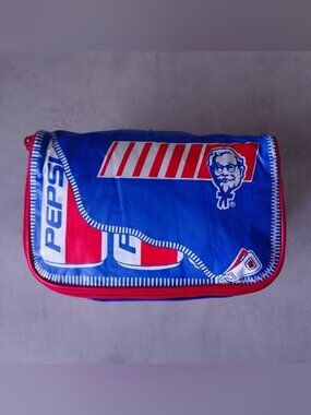 Vintage 90s KFC x Pepsi Insulated Lunch Bag Cooler, Deadstock NWT